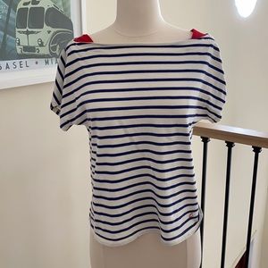 Petit Bateau nautical top . Small